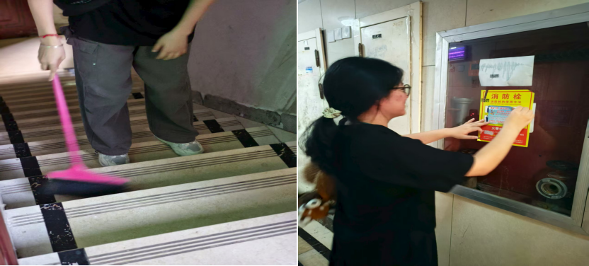 青春力量进社区 志愿服务暖人心——大学生志愿者开展社区清洁与卫生知识宣传活动